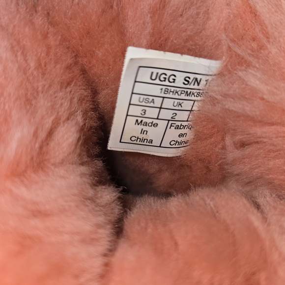 UGG Pink Winter Boots Mid-Calf Suede - Picture 4 of 4